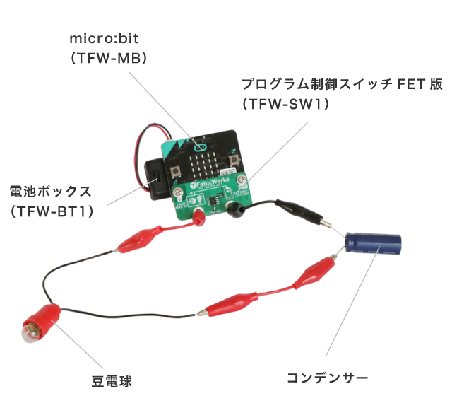 Micro Bit用プログラム制御スイッチ Fet版 Tfw Sw1 Tfabworks ティーファブワークス