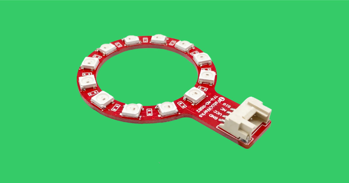 AkaDako用 12連フルカラーLEDリング【TFW-AD-RGB2】 - TFabWorks