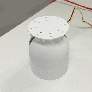 3Dロボットユニットの動作の様子
